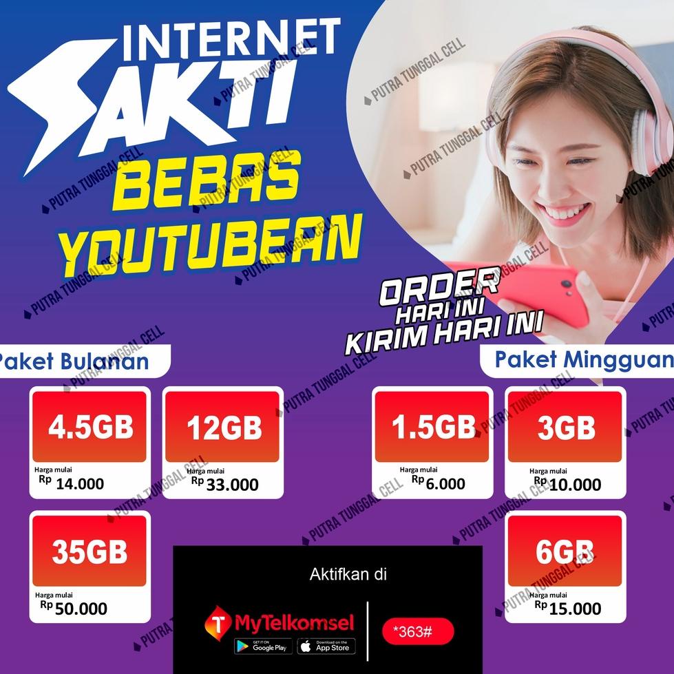 ㅳ (GROSIR) Kartu Perdana Tarif internet murah Combo Sakti Telkomsel 4,5GB 11GB 18GB Berlaku Seluruh 