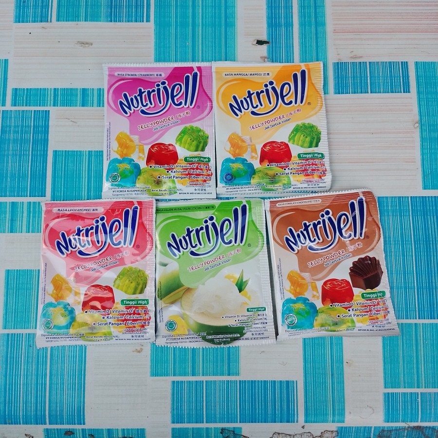 

NUTRIJELL Jelly Powder (5 varian rasa) - 1 pcs (15 gram)