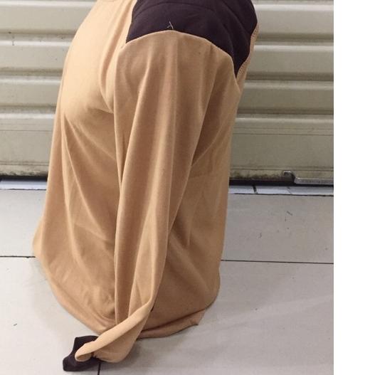 kaos pramuka lengan panjang/kaos lengan penjang tembak pramuka coklat