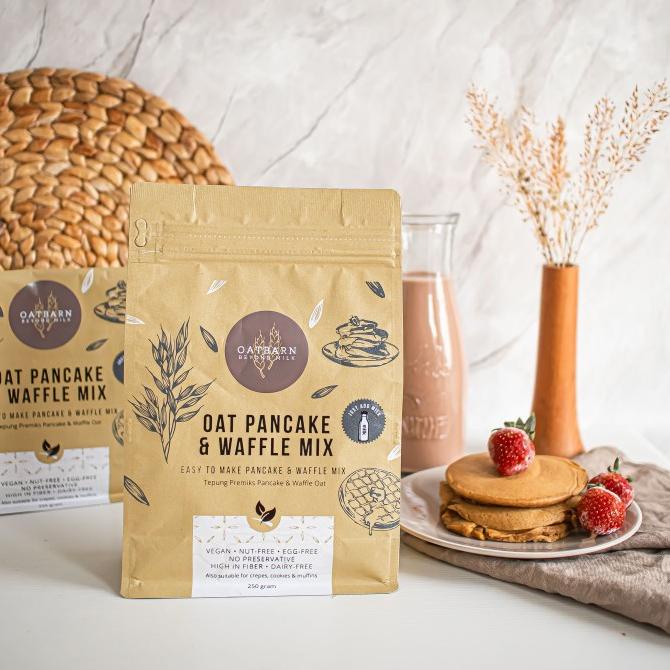 

[COD] Oat Pancake Mix OatBarn | Tepung Premiks Pancake 250 Gram [COD]