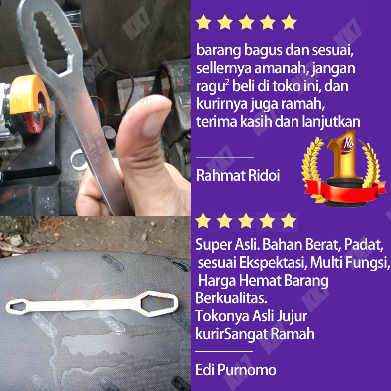 Kunci Pas Universal Adjustable Torx Kacamata Kunci Pas 8-22Mm Ratchet Kunci Pas untuk Sepeda Motor Mobil