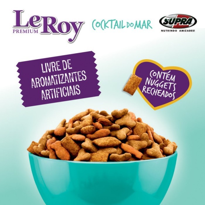 Makanan Kucing Leroy Seafood Cocktail 1kg Leroy Cocktail Do Mar Adult