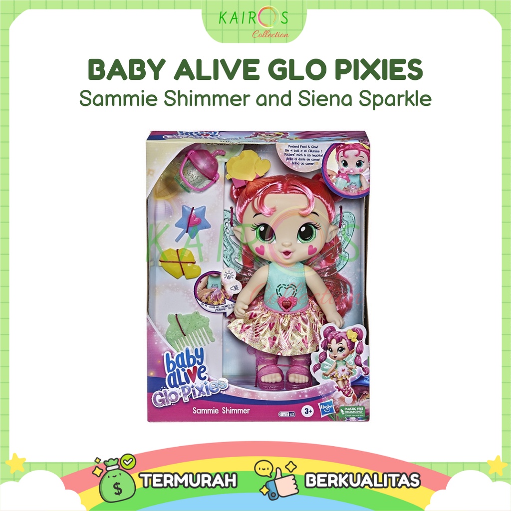 Baby Alive Glo Pixies Doll Siena Sparkle