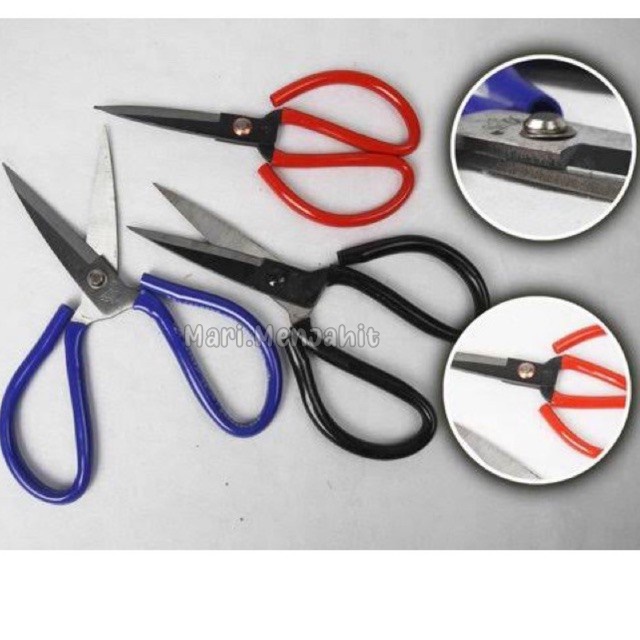 Gunting Kodok Potong Bahan Kain 8inch Tailor Scissors