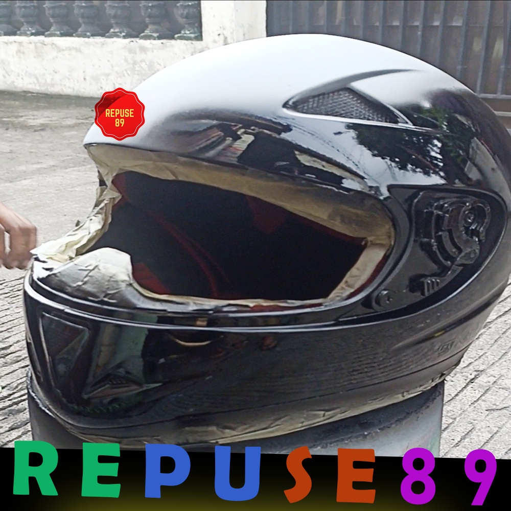CAT HITAM SOLID 200 ML/CAT MOTOR/MOBIL/VELG/HELM FULL FACE HEMAT MURAH TOP COLOR REPACK