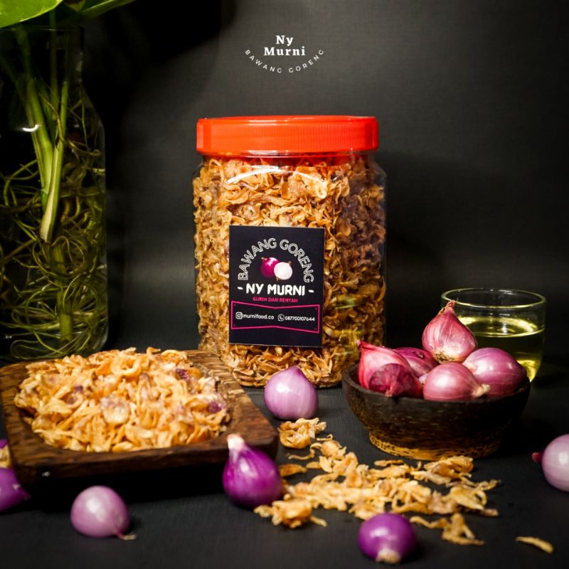 

BAWANG GORENG MURNI, GURIH DAN RENYAH - SBESAR 800ML