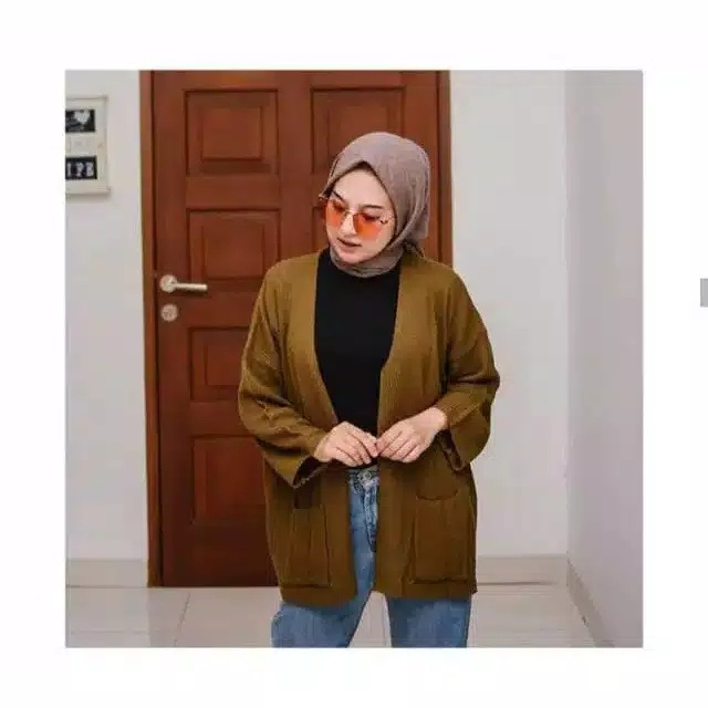 Loccy Cardi Rajut (COD) / Sweater & Cardigan / Cardi Rajut Wanita / Cardi Rajut Wanita Korean Style 