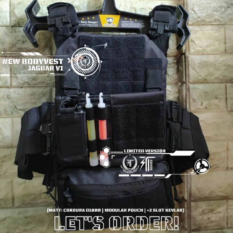 Body Vest Jaguar - Bodyvest Tactical - Body Vest Brimob - Bodyvest Polisi - Bodyvest TNI - Rompi Anti Peluru