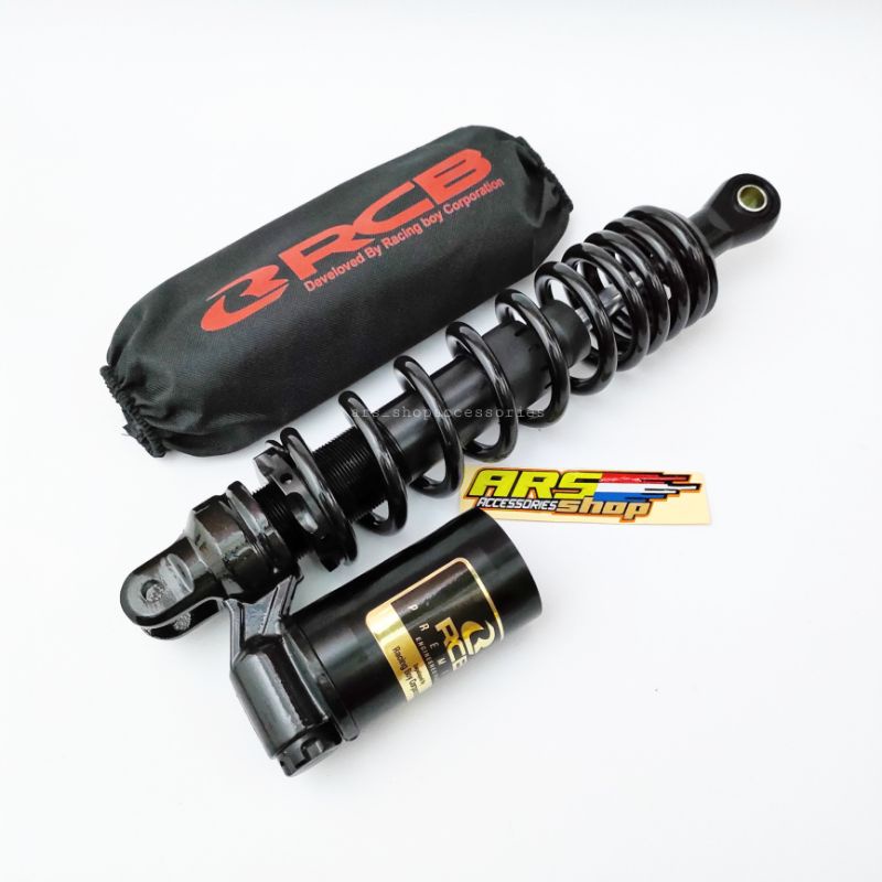 shockbreaker copy rcb full black tabung bawah premium quality shock tabung matic single shock ktc ek