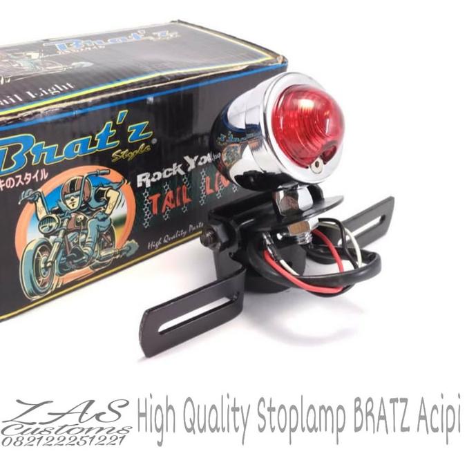 Bratz Stop Lamp Motor Custom Japstyle Kualitas Bagus Aksesoris Japstyl