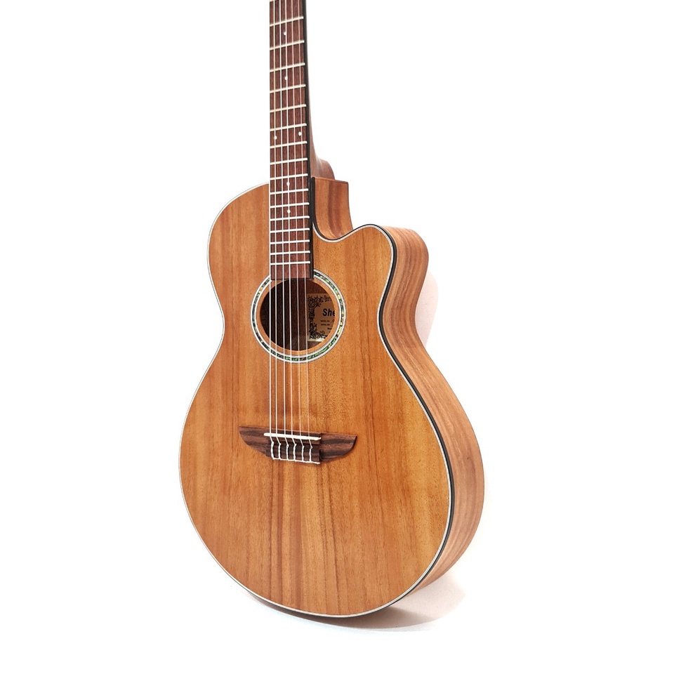Gitar Classic Merk Shelby Original Tipe CGC-38Z NS Koa Wood Slim Senar String Trusrod Jakarta