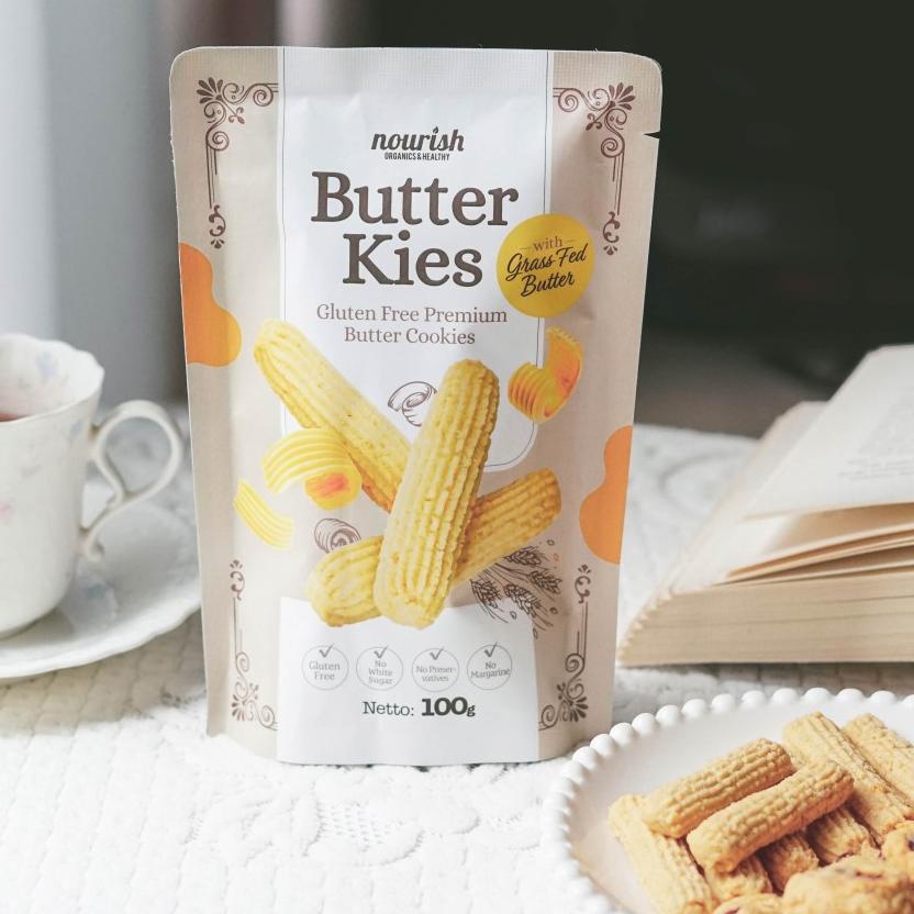 

Grosiran Murah Butter Kies - Gluten Free Premium Grass Fed Butter Cookies 100gr buruan