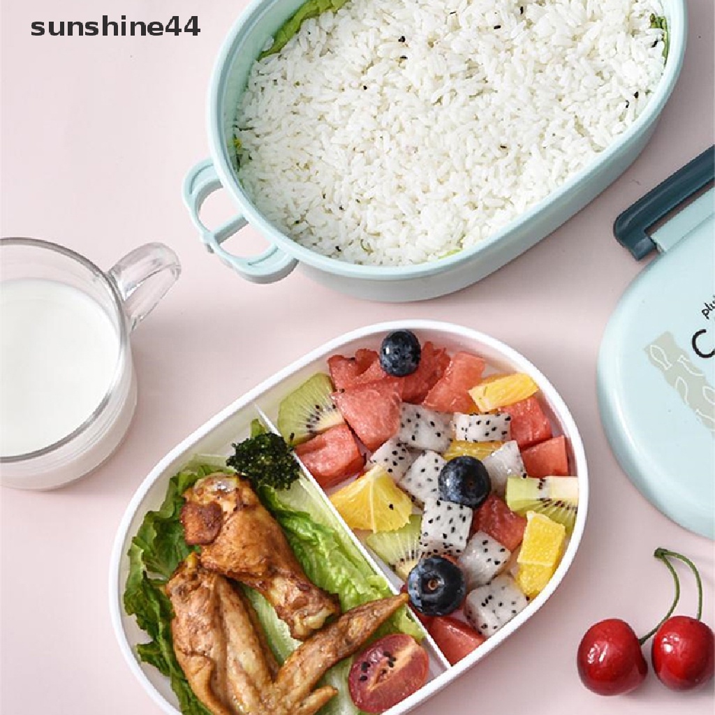 Sunshine Kotak Bekal Dua Lapis Portable Microwave Untuk Anak