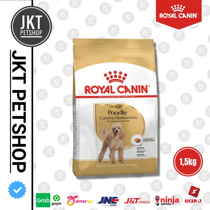 Royal Canin Poodle Adult 1,5kg makanan anjing poodle