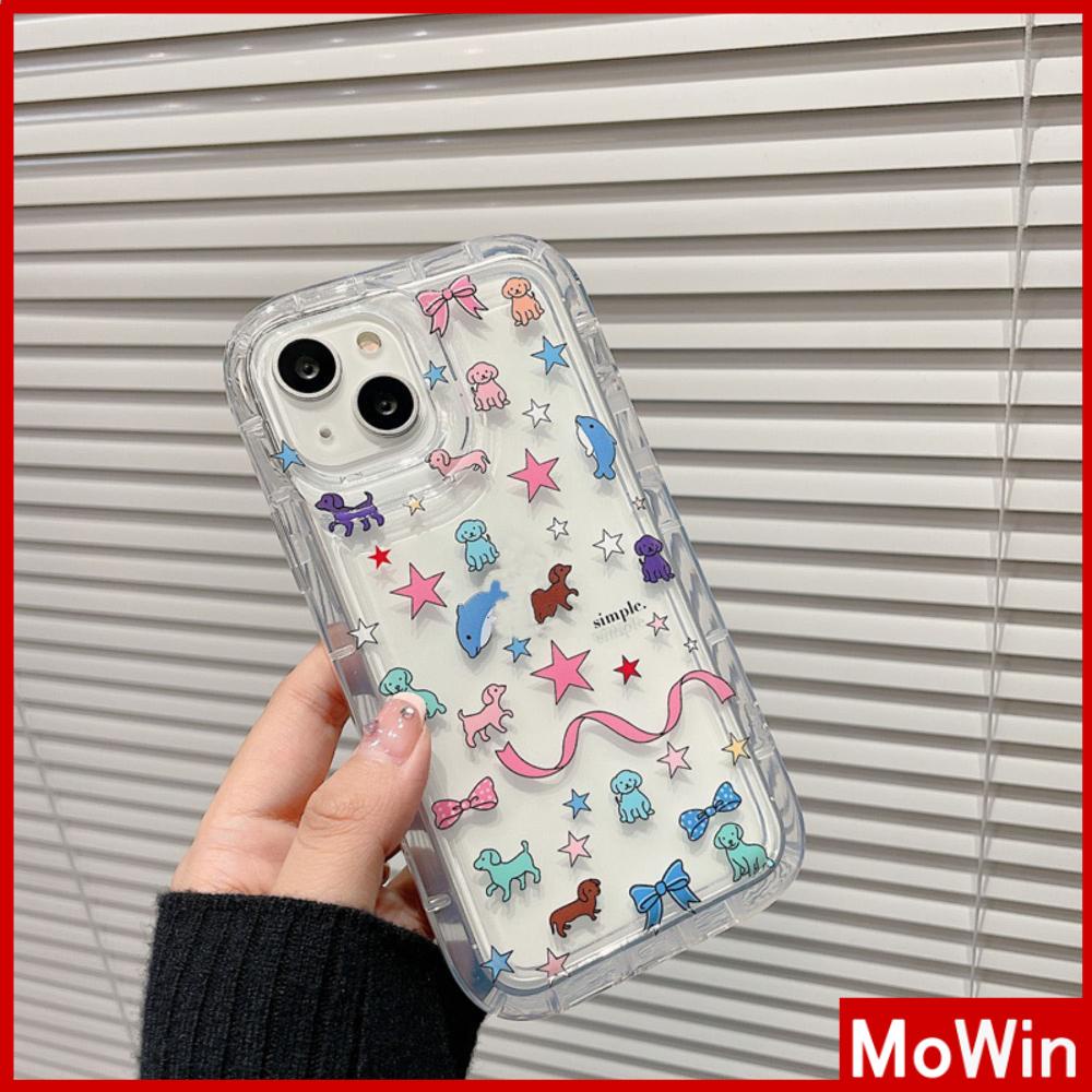 For iPhone 14 Pro Max iPhone Case Thickened TPU Soft Case Clear Case Airbag Shockproof Protection Camera Cartoon Cute Compatible For iPhone 13 Pro Max 12 Pro Max 11 7plus XR xs max