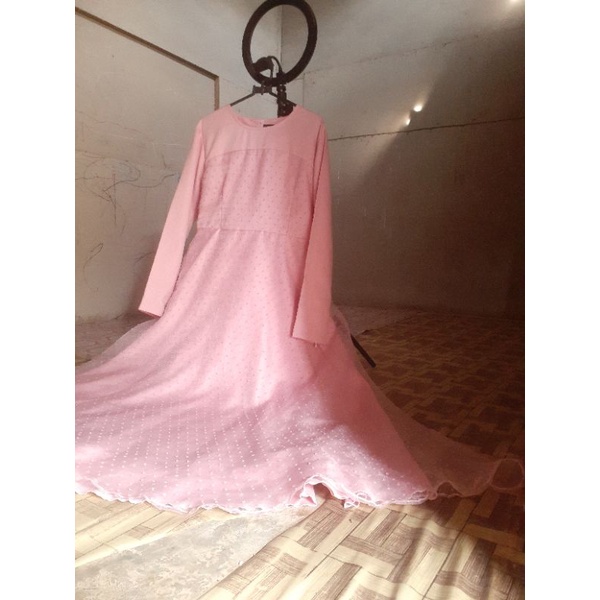 GAMIS PESTA TILE PRELOVE BY LYF OFFICIAL MAXI DRESS KONDANGAN MEWAH GAMIS PESTA JUMBO
