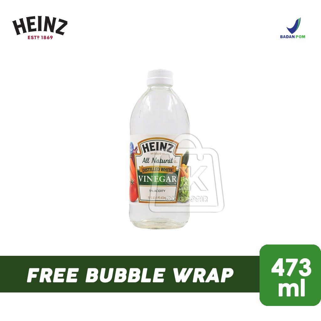 

Heinz Cuka Putih / Distilled White Vinegar (Botol Kaca 473 ml)