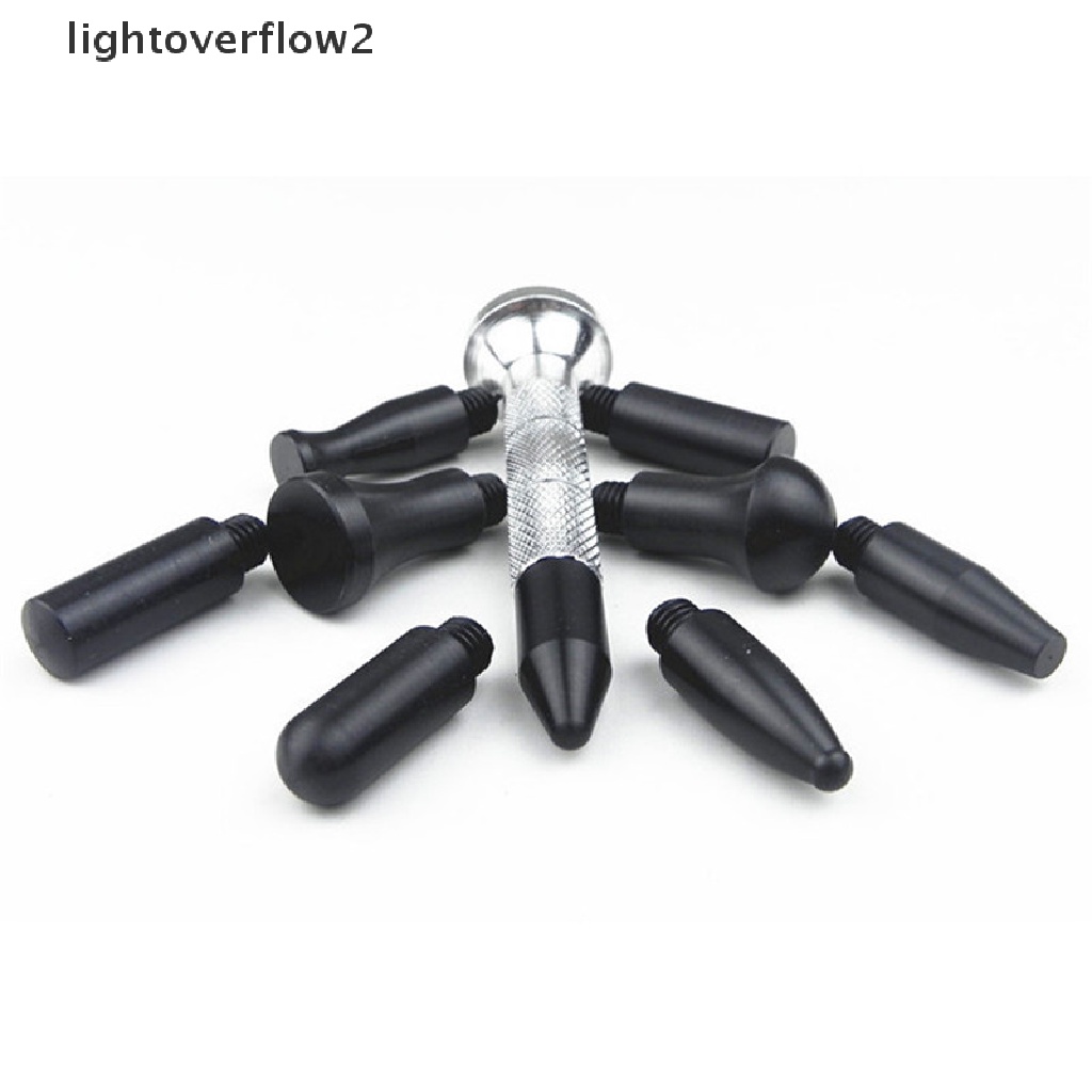 (lightoverflow2) Pena Tap Down Dengan 9 Kepala Untuk Reparasi Penyok Mobil