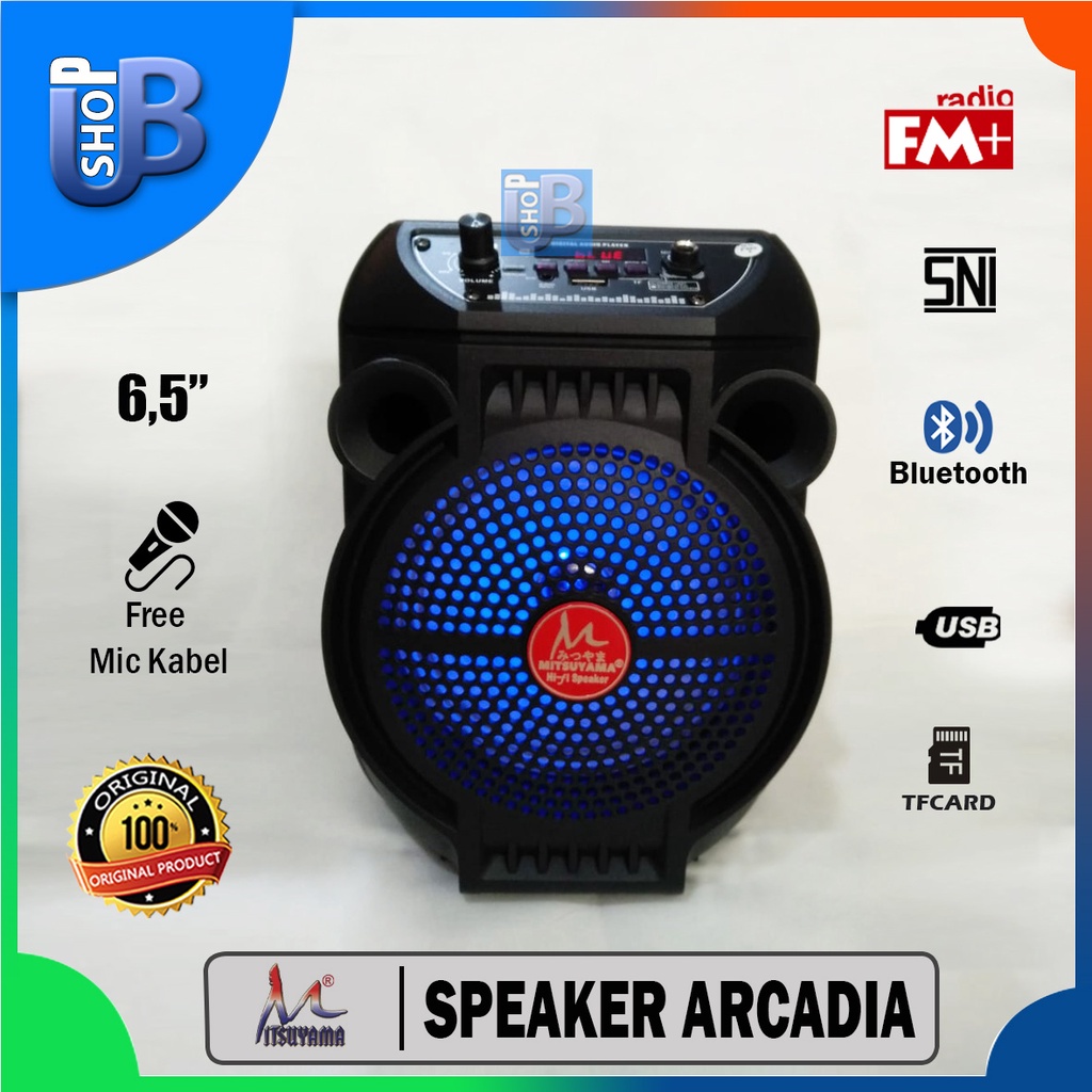 SPEAKER KARAOKE MITSUYAMA MS-4025 BT 6,5" ARCADIA