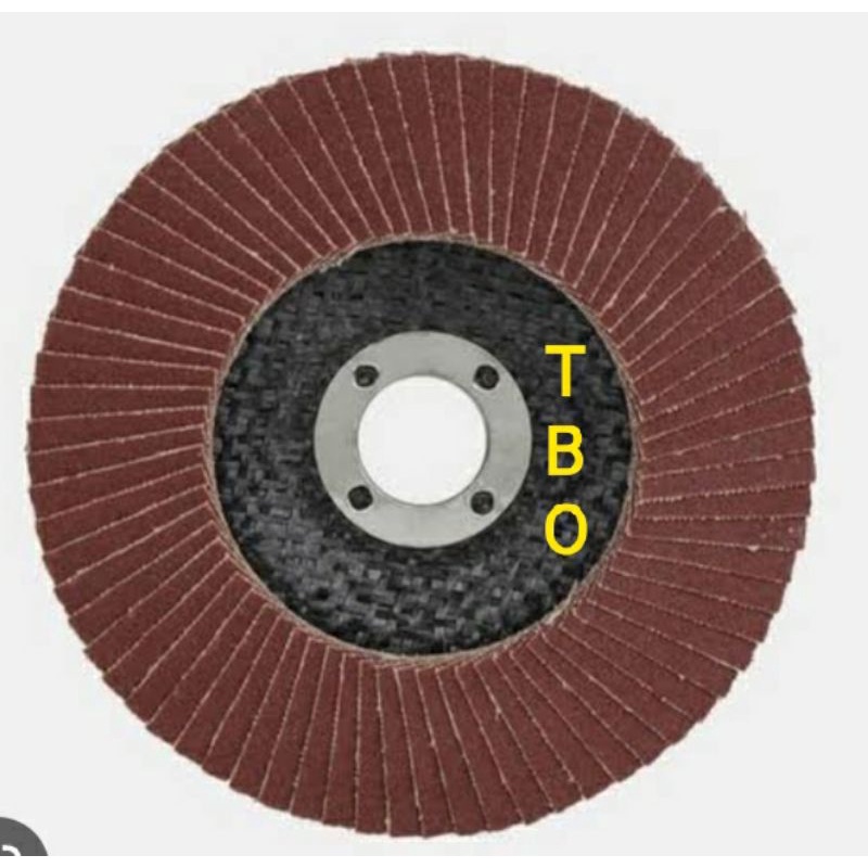 Amplas Susun Gerinda Gurinda 4" Inch, Flap Disc, Amplas Sisik Kasar/Halus