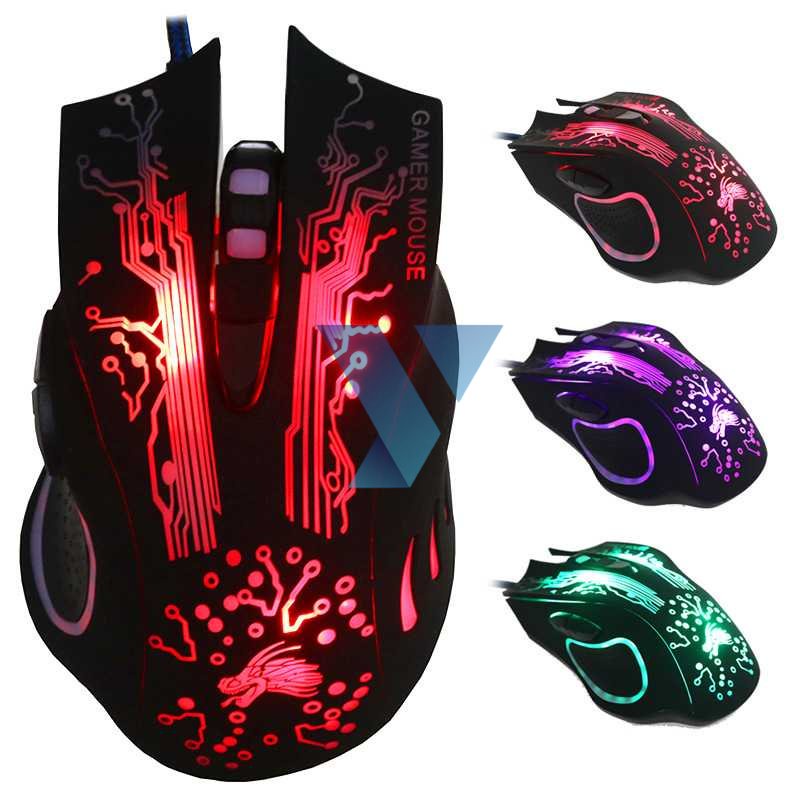 iMice Mouse Gaming USB 3200 DPI dengan LED RGB - X13 ( Al-Yusi )