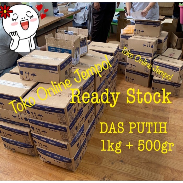 

Dijual Atk0682Ds 500Gr Putih Das Air Drying Modeling Clay 074112 Berkualitas