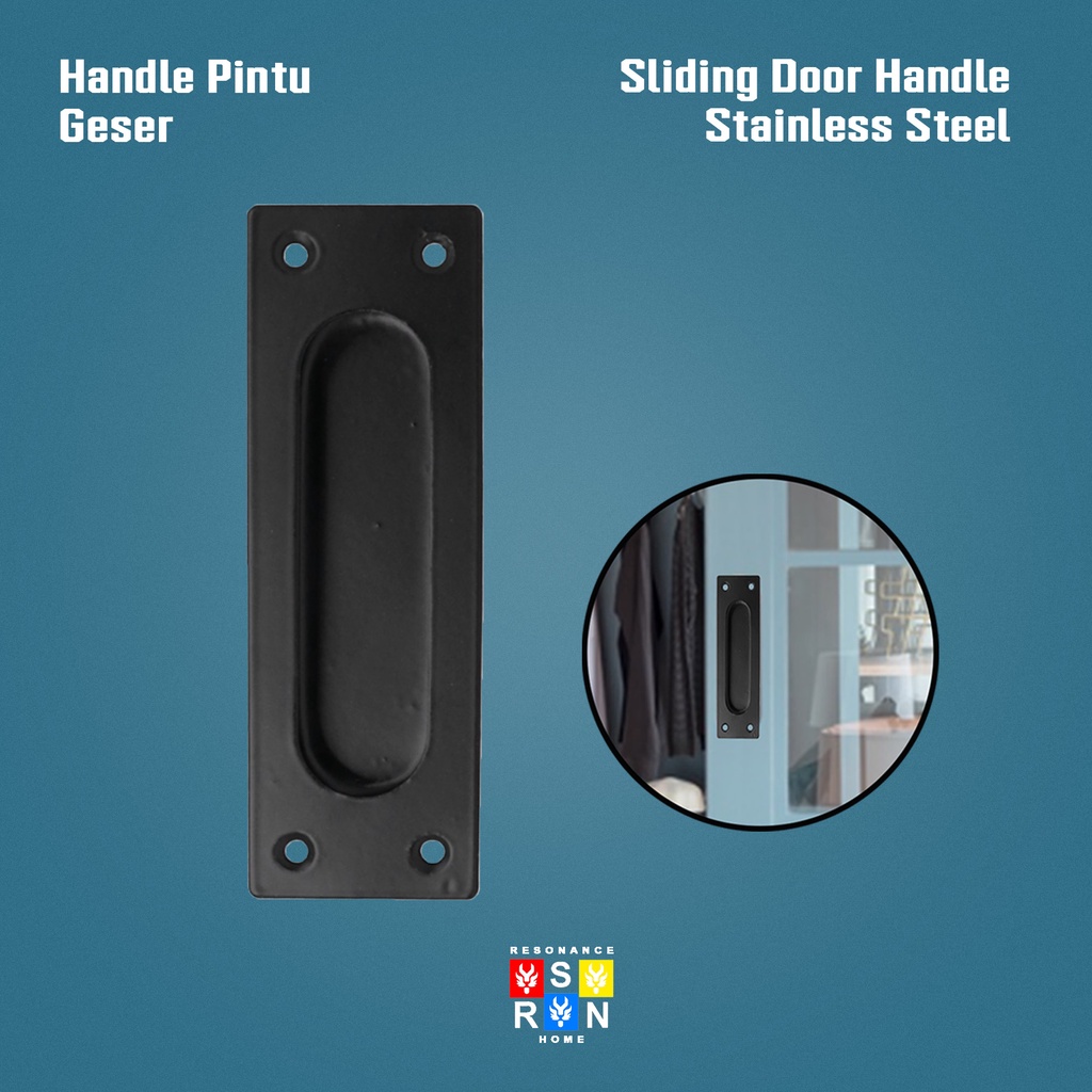 Tarikan Pintu Dorong Kotak Stainless l Handle Geser Sliding Kom Kom Resonance Home