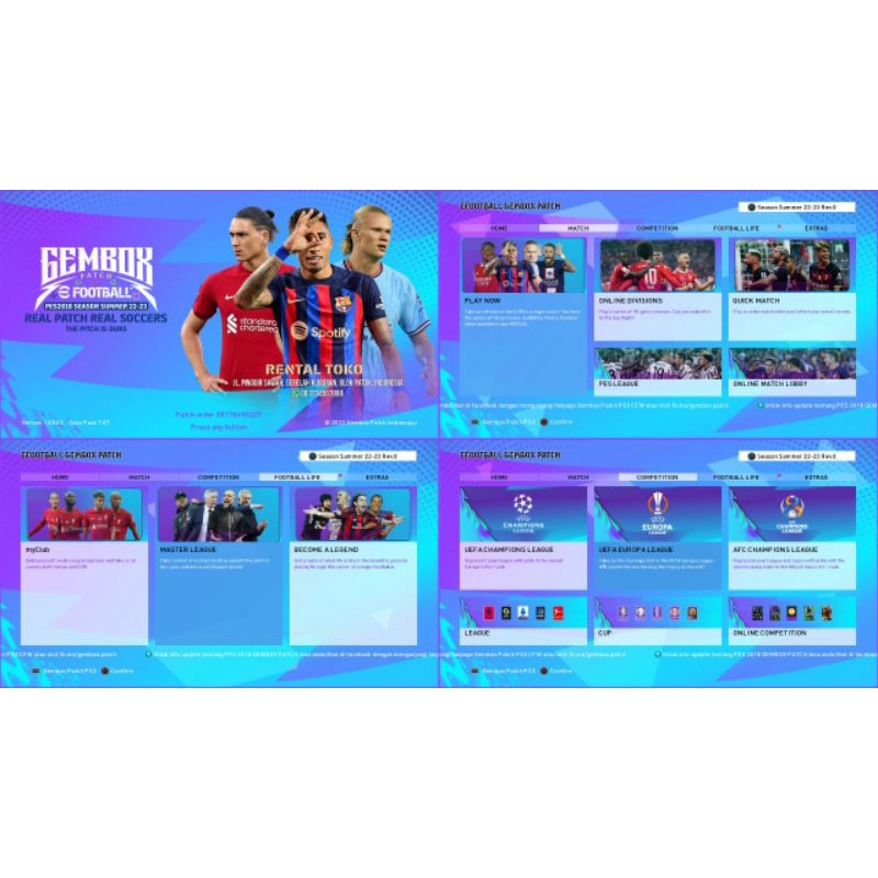 PES GEMBOX SUMMER 2020/2023 FULL TRANSFER