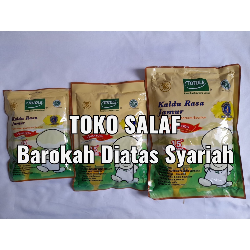 

Kaldu Jamur TOTOLE 400 gr Vegan Food Mushroom Bouillon