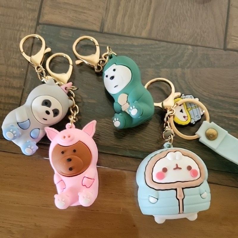 gantungan kunci we bear bare molang