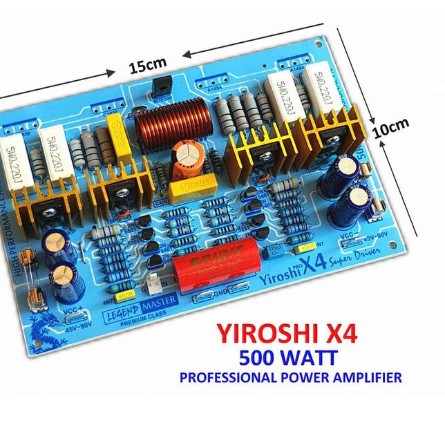 wGg KIT DRIVER POWER YIROSHI XW POWER AMPLIFIER X 4 TANPA TR FINAL ✶ ➳