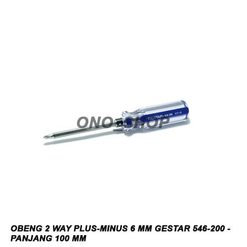 GESTAR 546-200 - Panjang 100 mm Obeng 2 Way Plus-Minus 6 mm