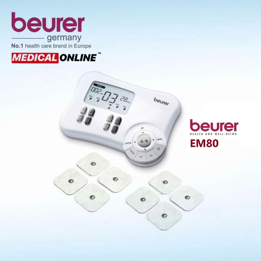 BEURER EM80 EM-80 TENS EMS 3 IN 1 GERMANY ORIGINAL MEDICALONLINE MEDICAL ONLINE
