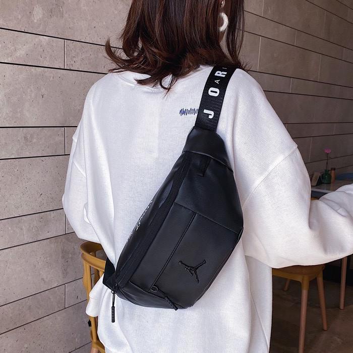 [PRODUK QCTKP] WAISTBAG AIR JORDAN LEATHER PU / TAS JORDAN / WAISTBAG JORDAN FAL