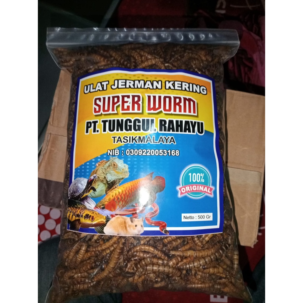 Jual Ulat Jerman Kering 1kg Original dan Premium ASPUT Tasikmalaya