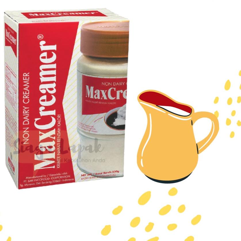 

EXCLUSIVE!Krimer Kopi Bubuk Max Creamer Non Dairy Refil 500 gr|RA8
