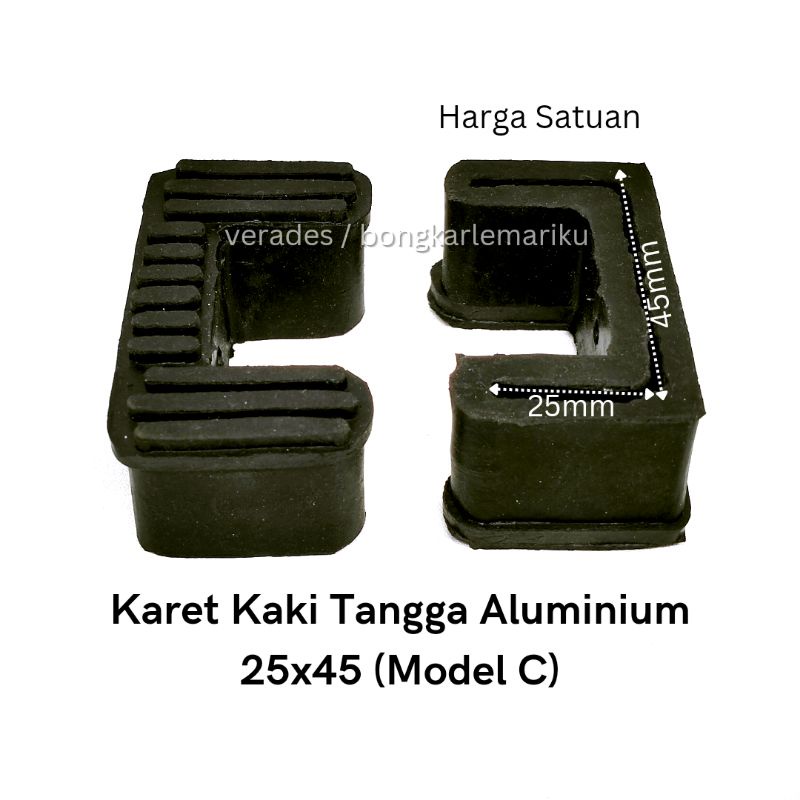 Karet Kaki Tangga Lipat Aluminium Model C 25x45