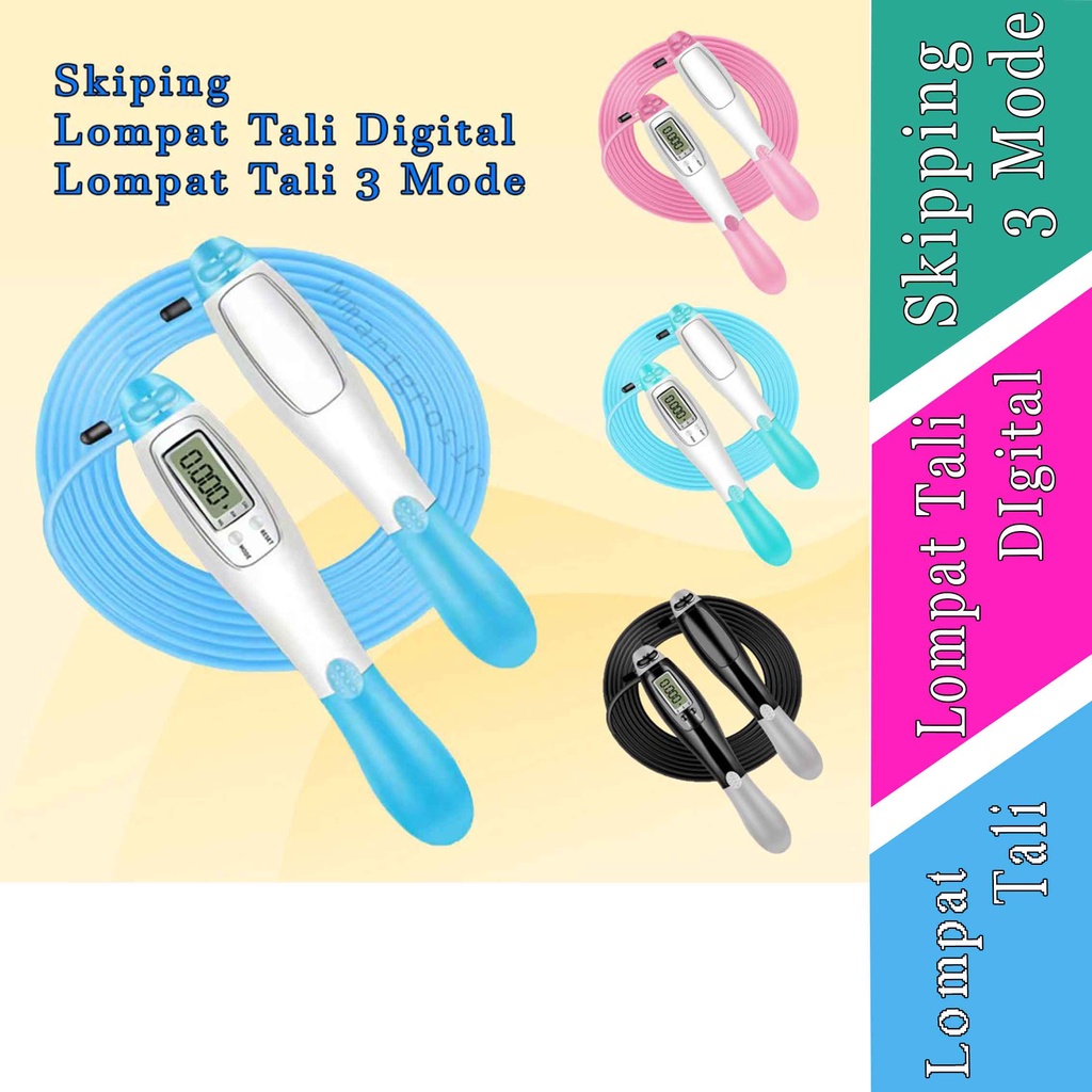 Skiping 3 Mode - Lompat Tali DIgital - Lompat Tali