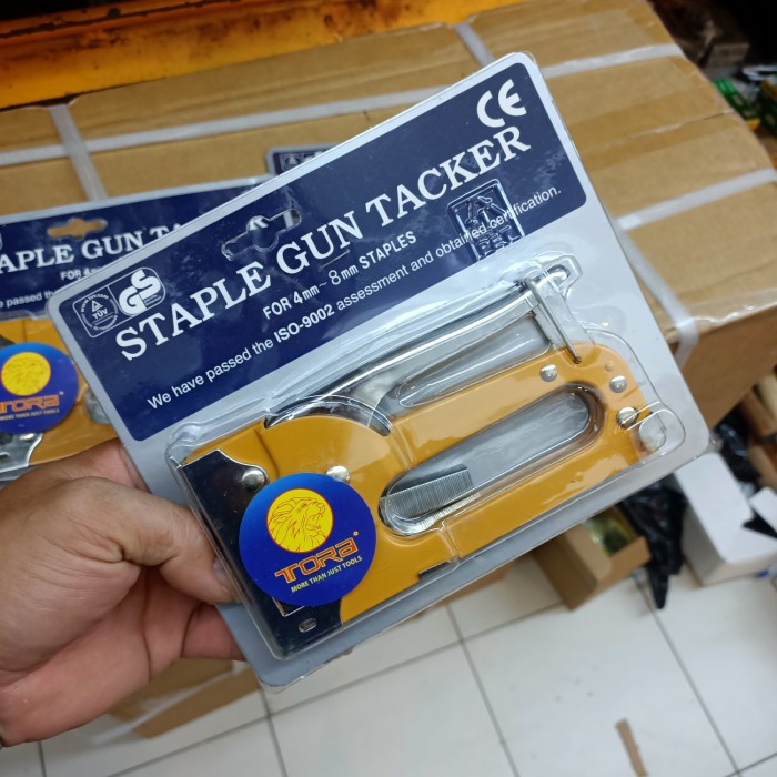 

Staples gun manual Tora 4mm-8mm - Staples gun tacker Tora - Staples