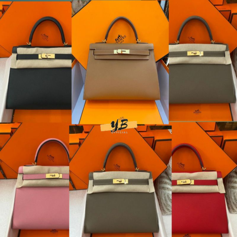 Bag 67666Hermes Kelyy Size 28 Free Cover Bag, Box, Tali Selempang, Gembok | Tas Selempang Wanita Imp