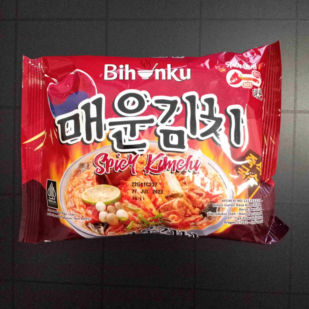 Bihunku Bihun Goreng Kuah Japchae Spicy Kimchi Korea Instan Instant Vermicelli Mi Mie Makanan Soto Ayam Bawang Kari Laksa Asam Pedas
