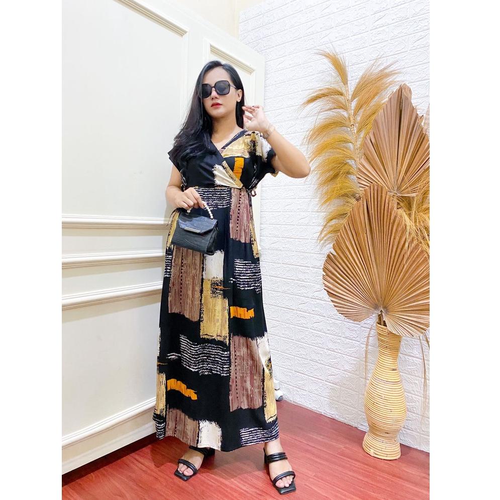 [IDI.18Oc22ĸ] KIMONO DRESS PANJANG MOTIF / KIMONO PANJANG / DASTER KIMONO RAYON BUSUI / KIMONO RAYON