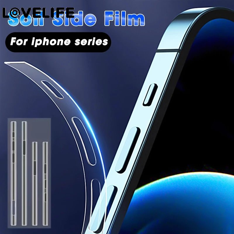 1 Set Film Pelindung Layar Hydrogel Transparan Matte Anti Gores Untuk iPhone 14