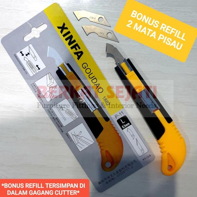 

XINFA Cutter Pisau Alat Pemotong Acrylic Akrilik Mika Plastic Plastik