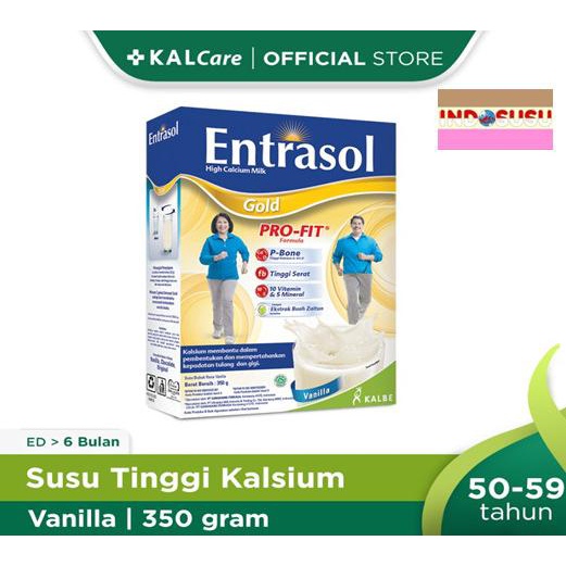 

[ COD ] Entrasol Gold Original / Chocolate/ Vanilla 350gr
