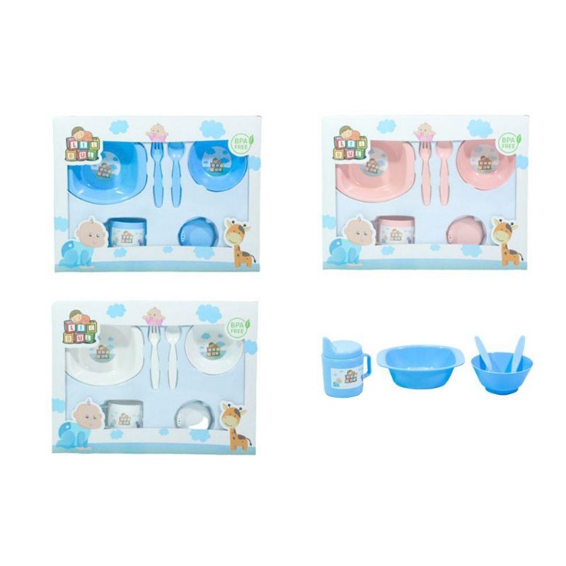 Feeding Set/Alat Makan Bayi Lilbul BPAFree Medium