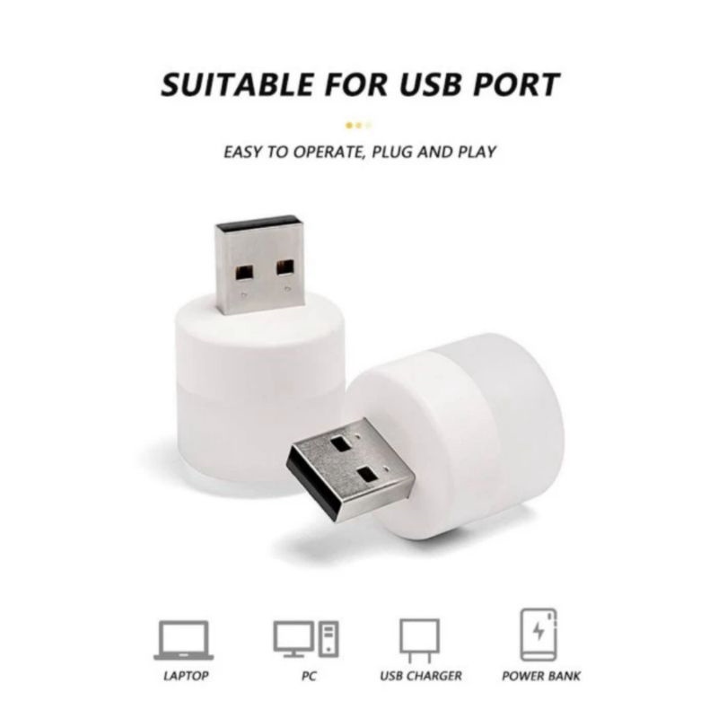 Lampu LED USB Mini Hemat Energi