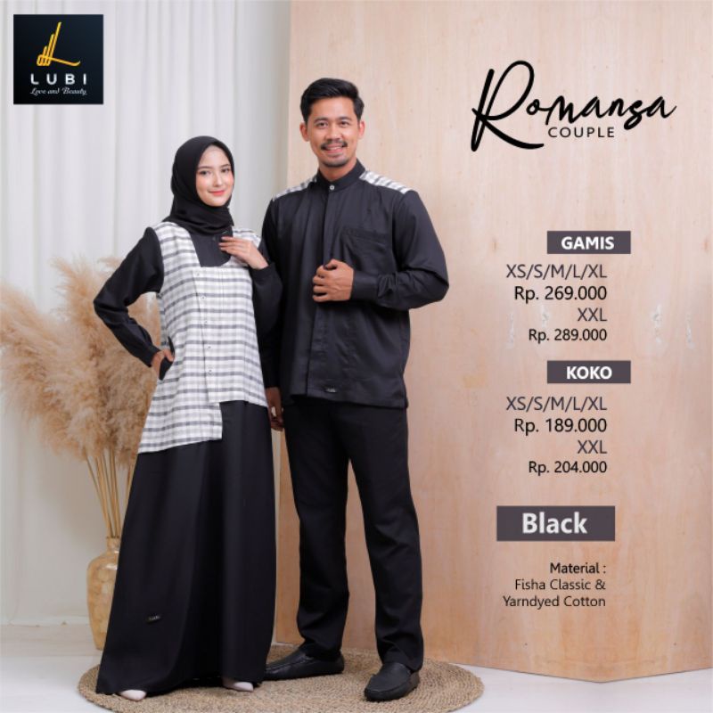 COUPLE LUBI ROMANSA BLACK