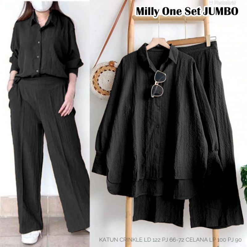 MIYO SET CRINKLE-MILLY ONE SET JUMBO BY HAMMADA