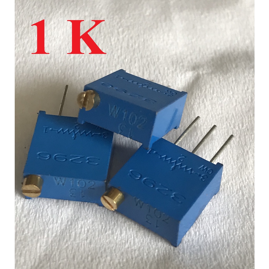 POTENSIOMETER presisi POTENSIO meter TRIMPOT multiturn adjustable variabel resistor VR 1K 1000 ohm ohms